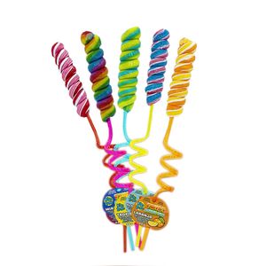 Pirulito com Canudo Kids Zone Twist Straw Pop Sortidos 44g