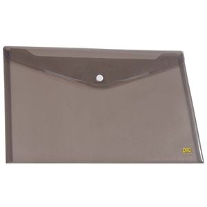Pasta Envelope Com Botão Ofício Fumê