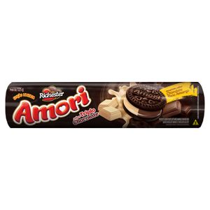 Biscoito Richester Recheado Amori Triplo Chocolate 125g