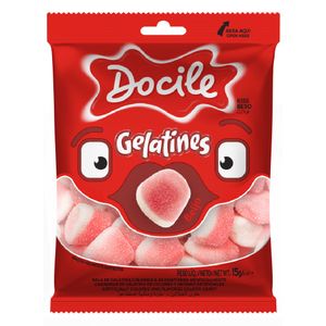 Bala Docile Gelatines Mini Beijo 15g