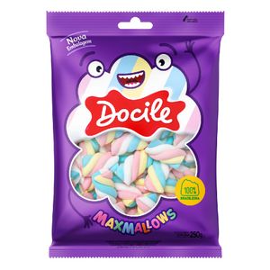 Marshmallow Docile Maxmallows Twist Colorido 250g