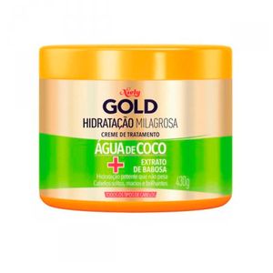 Creme de Tratamento Hidratação Água de Coco Niely Gold