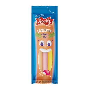 Bala Docile Canudinho Iogurte Grego 15g