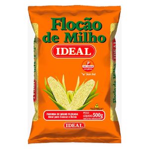 Flocão de Milho Farinha de Milho Flocada 500g