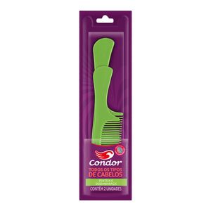 Kit Pente para Cabelo de Todos os Tipos Joy Condor 2 Unidades