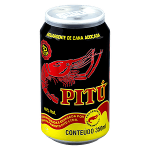 Aguardente de Cana Adoçada Pitú Lata