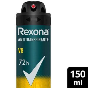 Desodorante Antitranspirante Aerosol Rexona Men V8 150ml