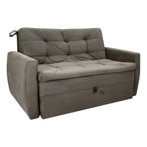 Sofá Cama Meg 1,33 m com 2 Lugares Bege - Matrix