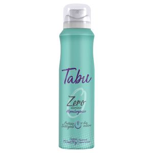 Desodorante Antitranspirante Aerosol Tabu Zero Alumínio 150ml