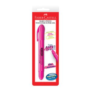 Marca Texto Textliner Super Gel Fluorescente Rosa