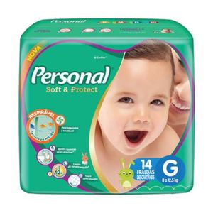 Fralda Personal Baby Jumbinho G 14 Unidades
