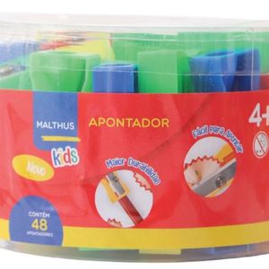 Apontador Malthus Simples Sortido 48x1
