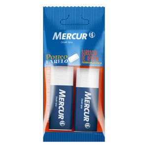 Borracha Capa de Papel Mercur Pacote com 2 Unidades