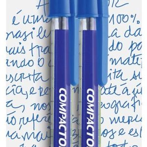 Caneta Esferográfica 07B 1.2 Mm Azul Blister Com