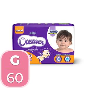 Fralda Cremer Hiper G 60 Unidades