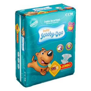 Fralda Scooby Doo Jumbo XXG 16 Unidades