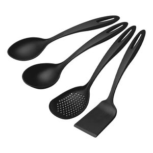 Jogo De Utensílios Tramontina Ability em Nylon 4 Peças Preto