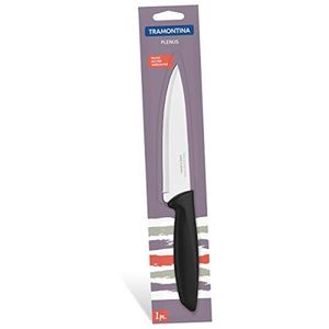 Faca Chef Com Lâmina Em Aço Inox E Cabo De Polipropileno Preto 6"