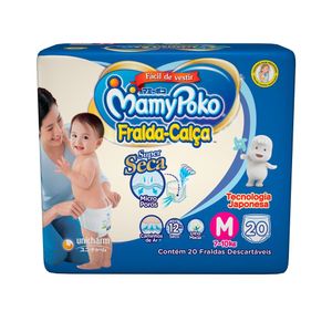 Fralda Mamypoko Fralda-Calça M 20 Unidades