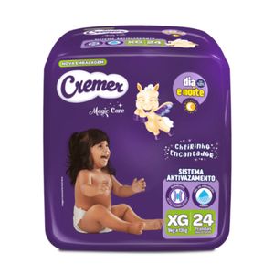 Fralda Descartável Cremer Mega XG Pacote com 24 unidades