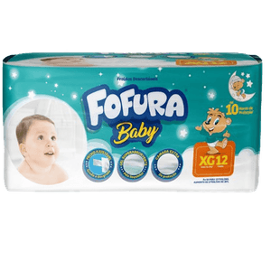 Fralda Descartável Fofura Baby Jumbinho XG 12x1