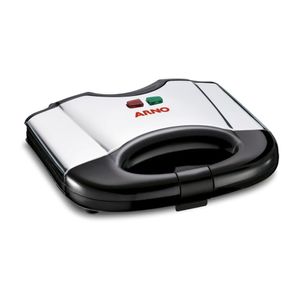 Sanduicheira Compacta Grill Arno Sanduicheira Arno Sacs Preto/Inox 110V