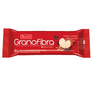 Barra de Cereal Granofibra Maçã/Uva Passas e Canela 24x20g