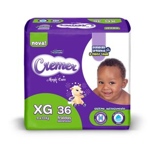 Fralda Cremer Mega XG 36 Unidades