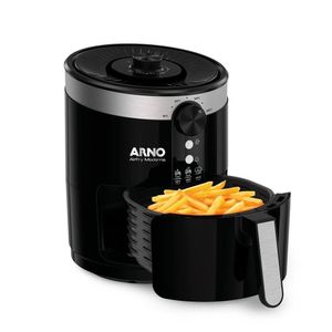 Fritadeira sem Óleo AirFry Arno PFRY Moderna 3,5L Preta 220v