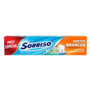 Creme Dental Clareador Sorriso Dentes Brancos 120g