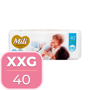 Fralda Mili Lovecare Mega XXG 40 Unidades