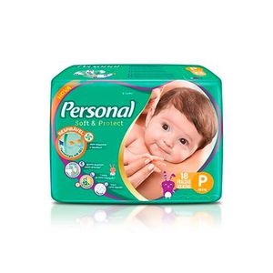 Fralda Personal Baby P Jumbinho Pacote com 18 Unidades