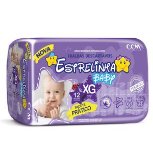Fralda Descartável Estrelinha Baby Prática EG 12x1