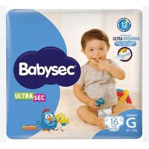 Fralda Babysec Jumbinho G Pacote com 16 Unidades