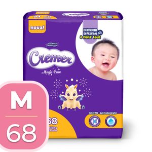 Fralda Cremer Hiper M 68 Unidades