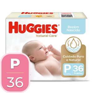 Fralda Huggies Natcare Mega P 36 Unidades