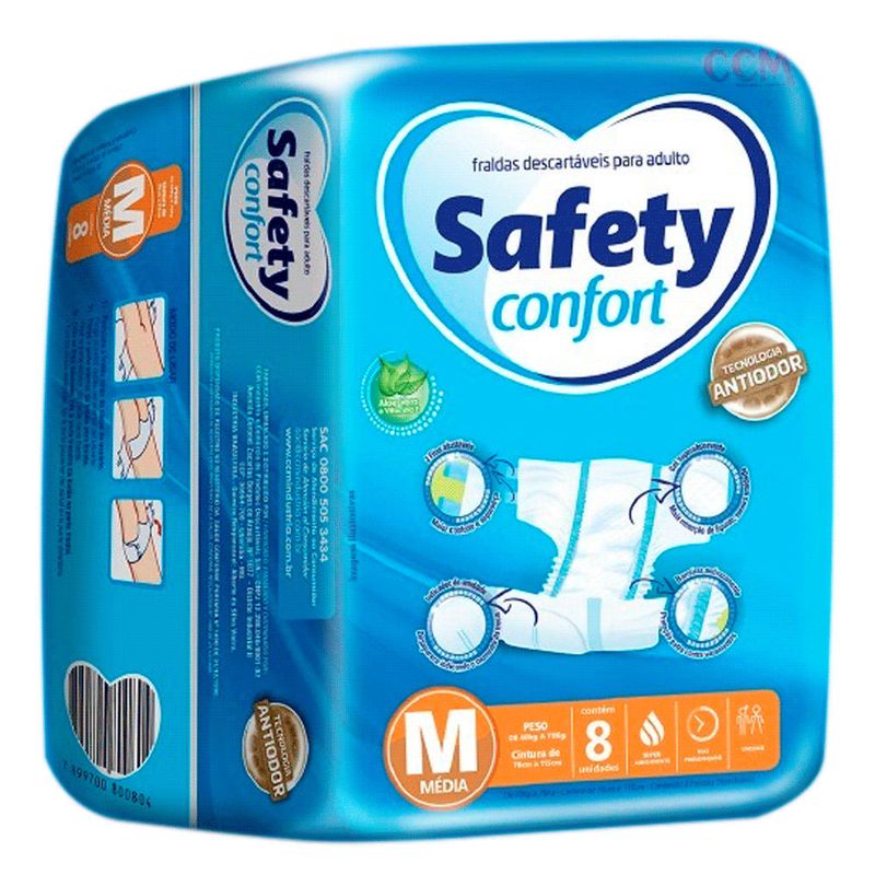 fralda-adu-safety-m-8x1