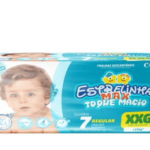 Fralda Descartável Estrelinha Max Regular XXG 7x1