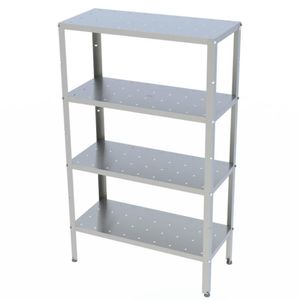 Estante Progás Para Câmera Fria Com 4 Prateleiras 240kg Inox PREST-004INOX