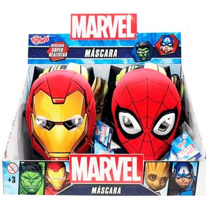Máscara Infantil Super Heróis Vingadores E.V.A. Personagens Diversos
