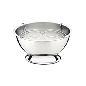 Balde para Gelo com Suporte para 4 Garrafas Tramontina Aço Inox