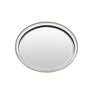 Bandeja Tramontina Service em Aço Inox Redonda 40 cm