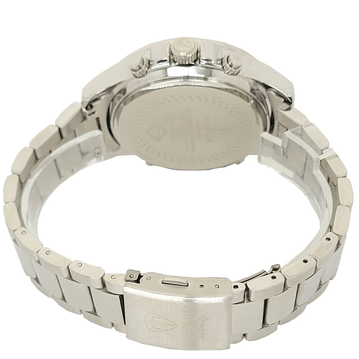 Relógio Tuguir Masculino Ref: 1881d Tgi37015 Anadigi Aço Prateado