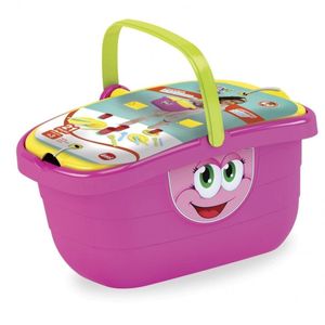 Cesta de Picnic Tampa Amarela Dismat MK264