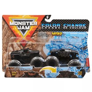 Conjunto De Veículos 1/64 Monster Jam Soldier Forture X Max D Sunny 002020