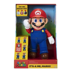 Boneco Articulado Super Mario Com Som Candide 3009