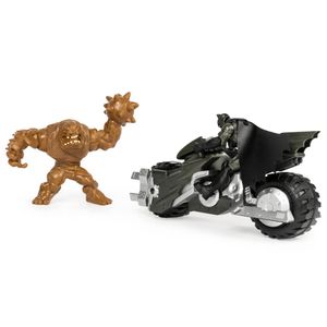 Veículo Batciclo E Figuras Batman Vs Clayface Dc Comics Sunny 002184