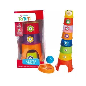 Brinquedo De Empilhar Baldinho Maluco 0864 Tateti