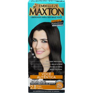 Tintura de Cabelo Maxton 2.8 Preto Tabaco