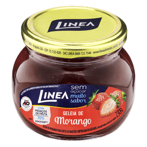 Geleia Morango Zero Açúcar Linea Vidro